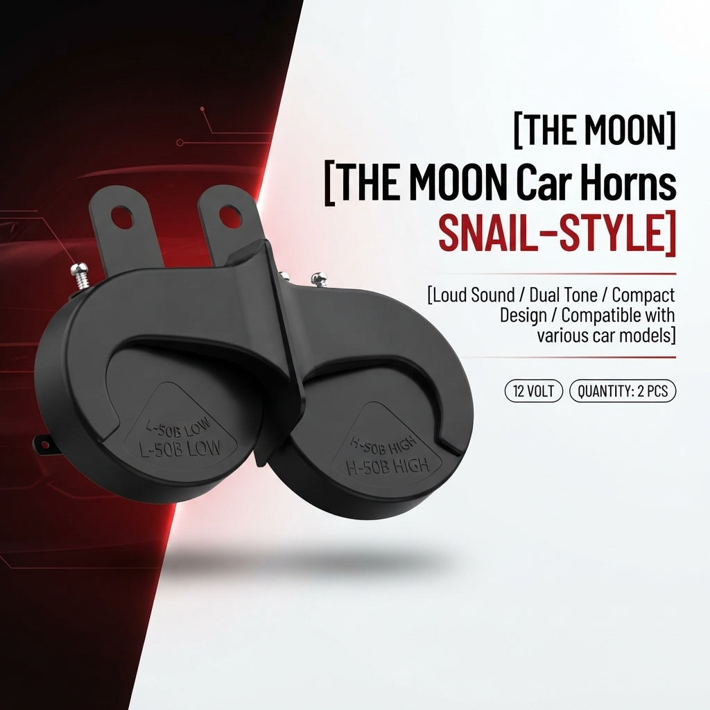Car Horns Snail The Moon Plastic Box Pack (China)
