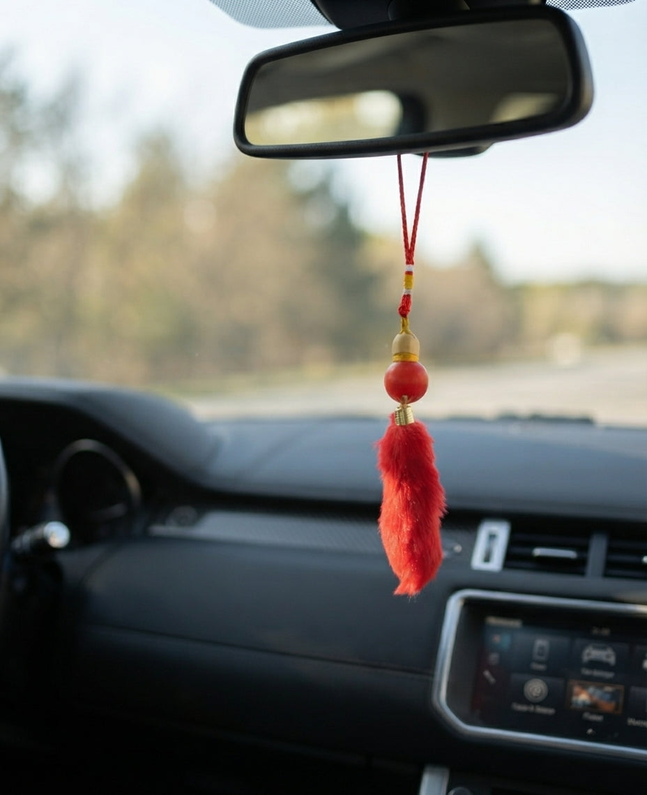 Car Perfume Hanging Locket Red Strawberry Colour Box Pack Fy-1907 (China)