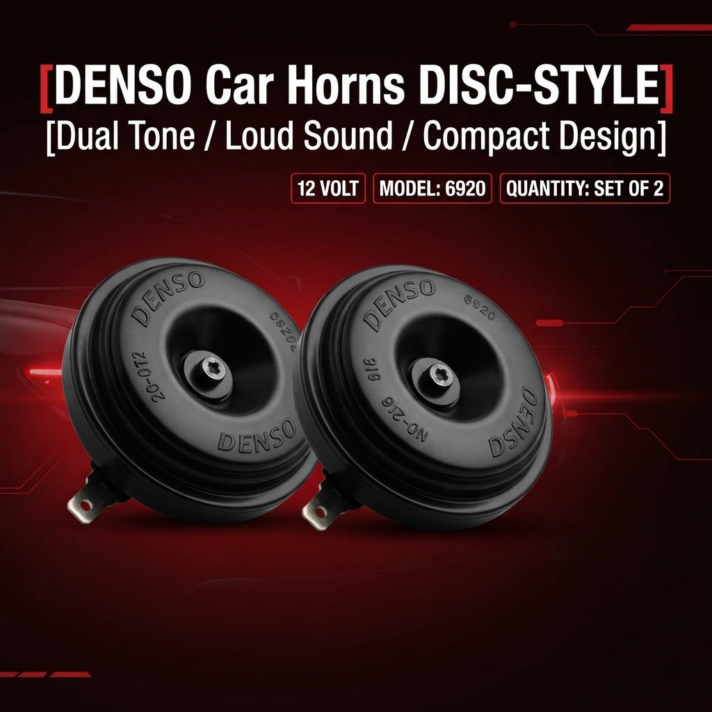 Car Horns Disc Denso Colour Box Pack 6920 (Indonesia)