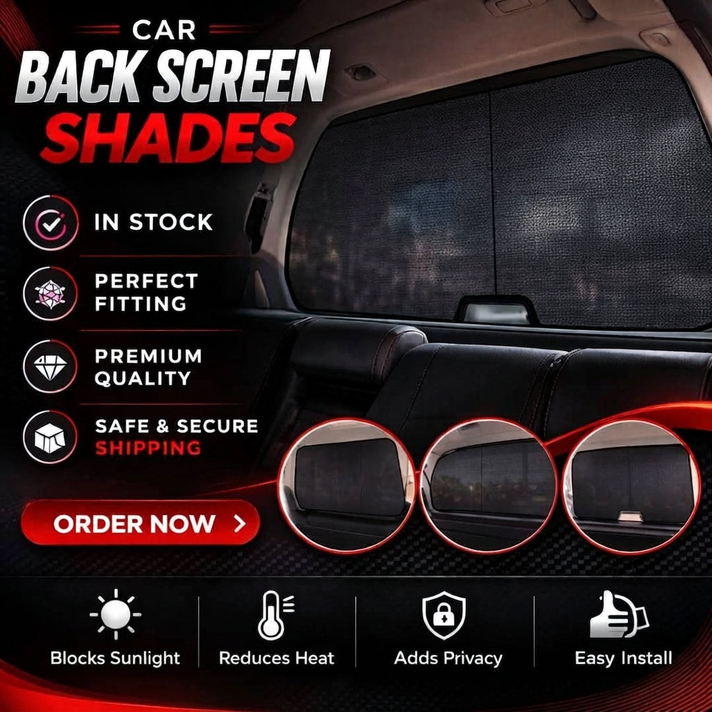 Car Curtain Back Fix Honda Civic 2015 Black