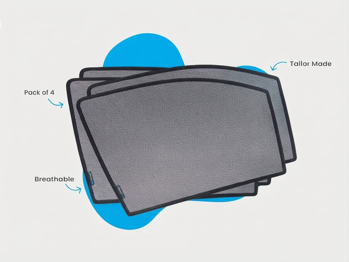 Car Curtain Side Fix Hyundai Sonata 2021 Black