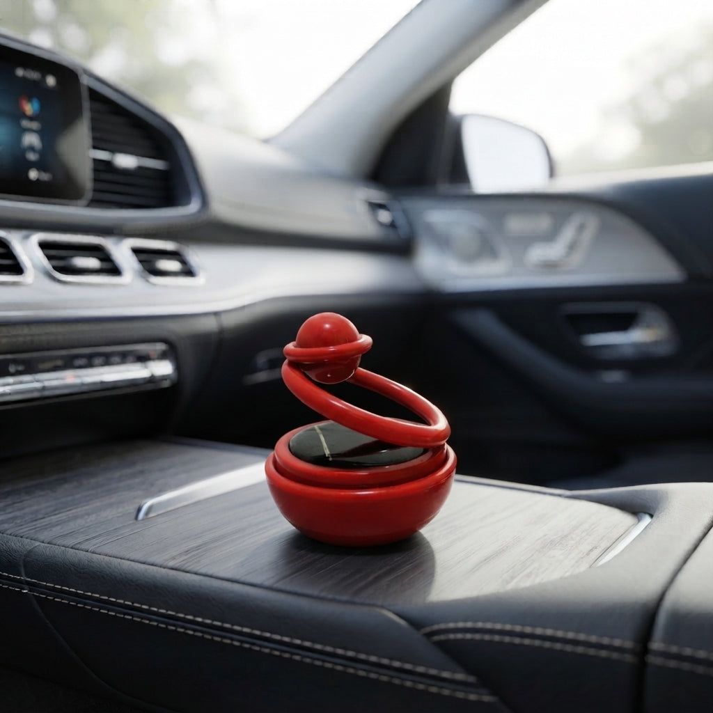 Car Perfume Solar Dancing Red Lemon 125G Colour Box Pack Single Ring With Planet Xs-188 (China)