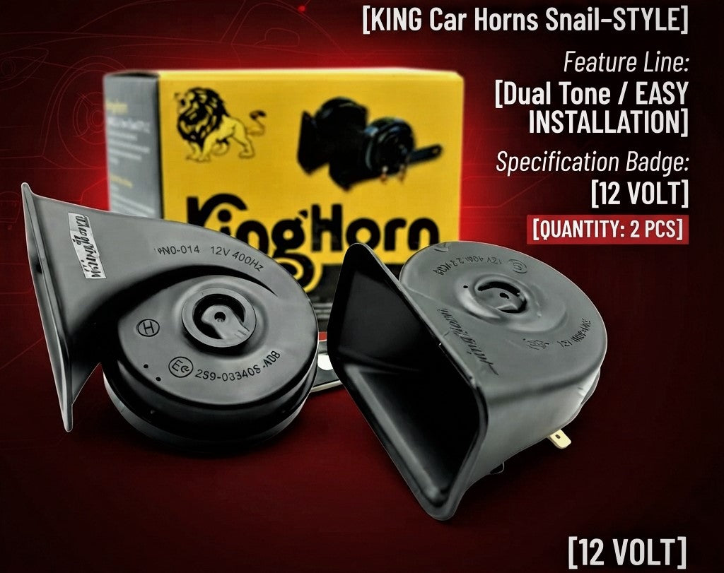 Car Horns Snail Kinghorn Colour Box Pack (China)