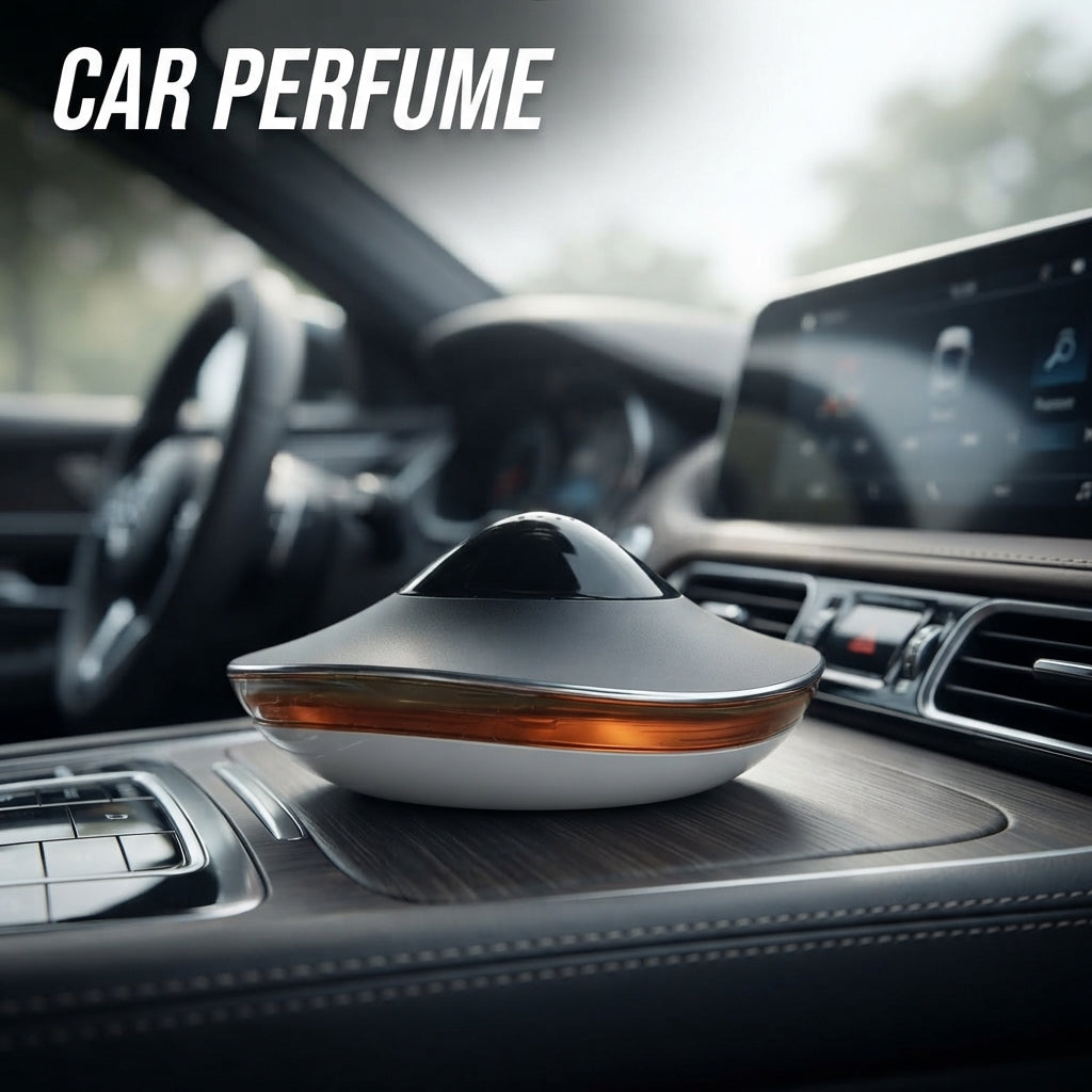 Car Perfume Glass Bottle Ym Silver/Chrome Housing Cologne 80Ml Blister Pack A Ray Of Sunshine Fy-7329 (China)