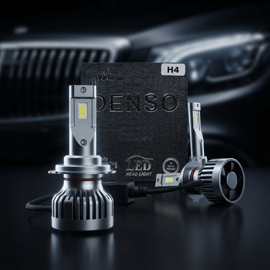 Car Led Head Light Bulbs Denso Cob H7 Ultra White Colour Box Pack (China) 200W