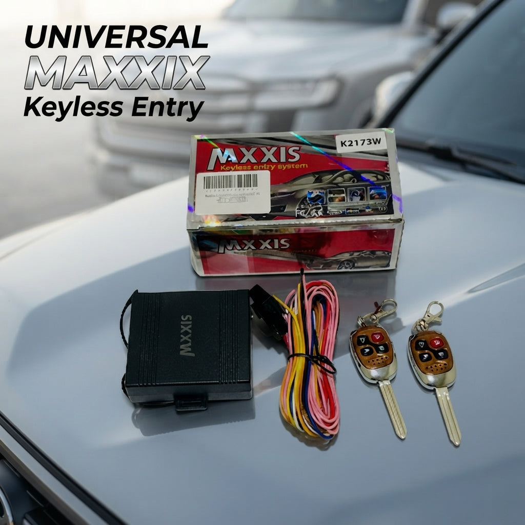 Keyless Entry Maxxis Universal Key Remote Black/Chrome (China)