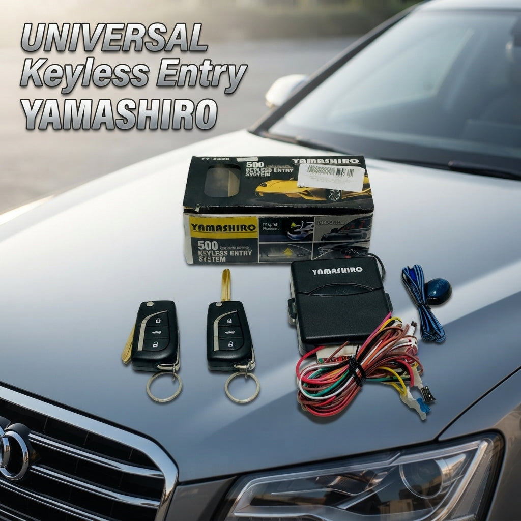 Keyless Entry Yamashiro Universal Key Remote Black/Chrome Fy-9800 (China)