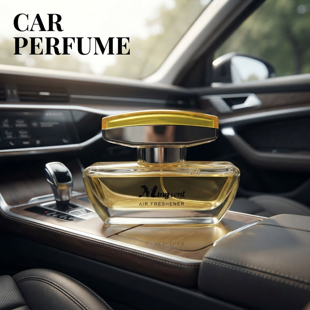 Car Perfume Glass Bottle Fragrant Ming Orange/Chrome Housing Lemon Blister Pack Mingsent (China)