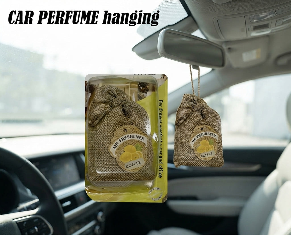Car Perfume Hanging Bag Vip Car Brown Housing Coffee Blister Pack Fy-1902 (China)