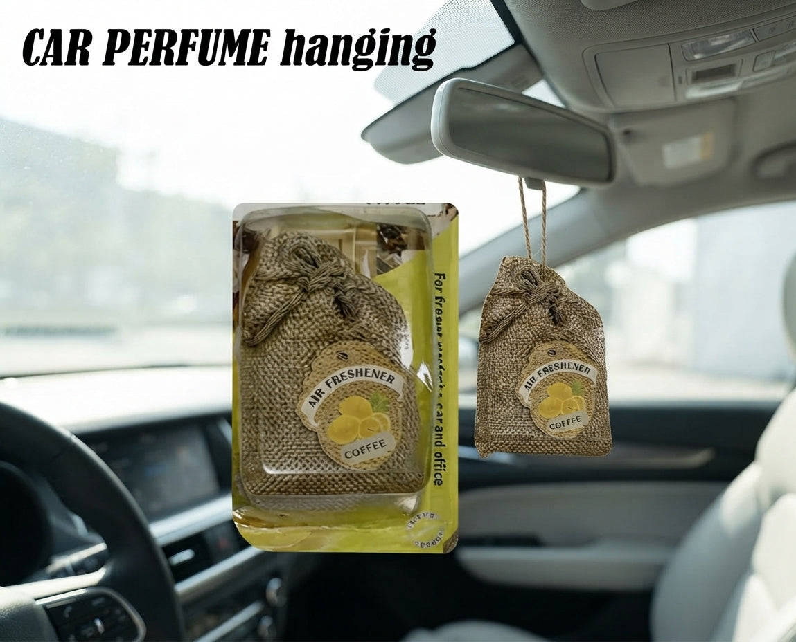 Car Perfume Hanging Bag Vip Car Brown Housing Coffee Blister Pack Fy-1902 (China)