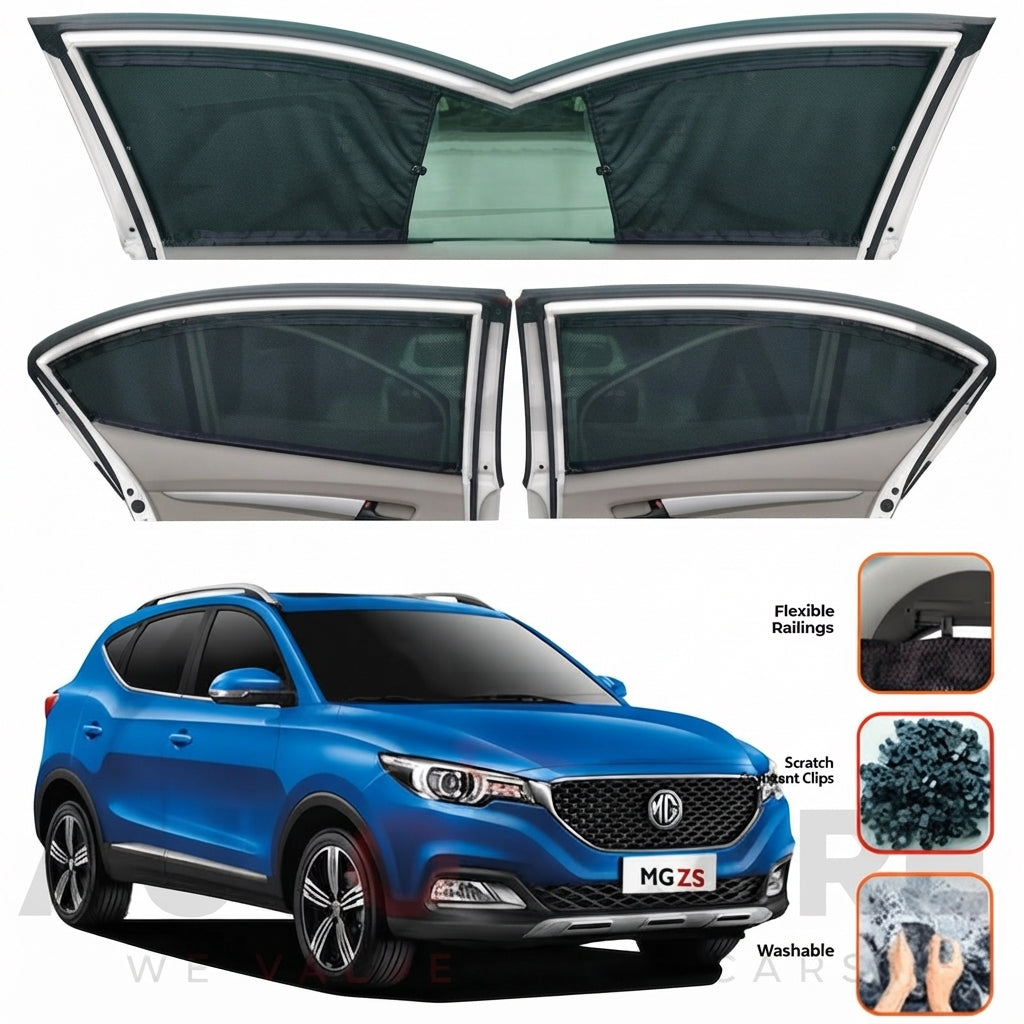 Car Curtain Side Fix Mg Zs 2021 Black