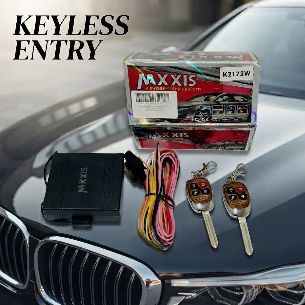 Keyless Entry Maxxis Universal Key Remote Black/Chrome Casta Royal (China)