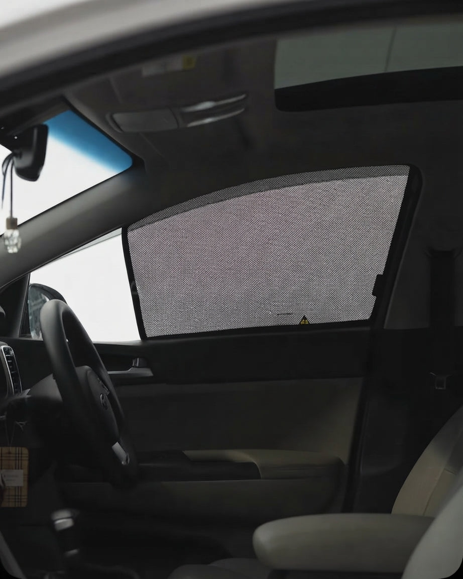 Car Curtain Side Fix Hyundai Sonata 2021 Black