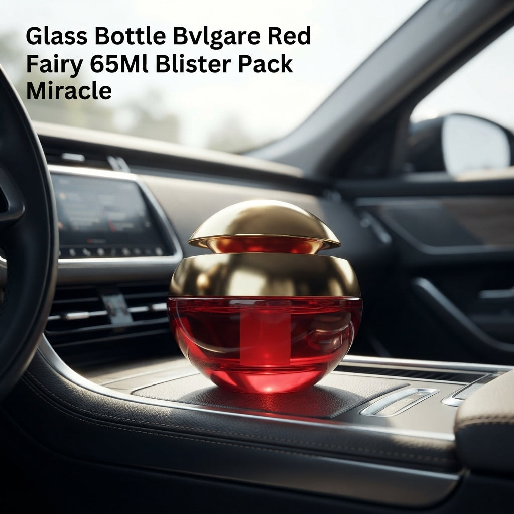 Car Perfume Glass Bottle Bvlgare Red Fairy 65Ml Blister Pack Miracle Ft-121 (China)