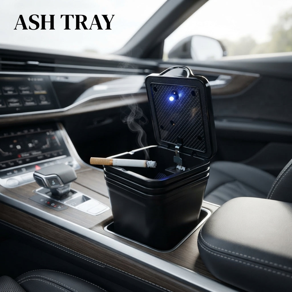 Car Ash Tray With Led Black Standard Quality Large Size Hai-Pai Ht-4S005 (China)