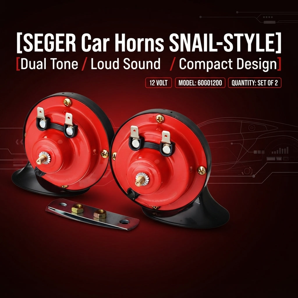 Car Horns Snail Seger Colour Box Pack 60G01200 (China)
