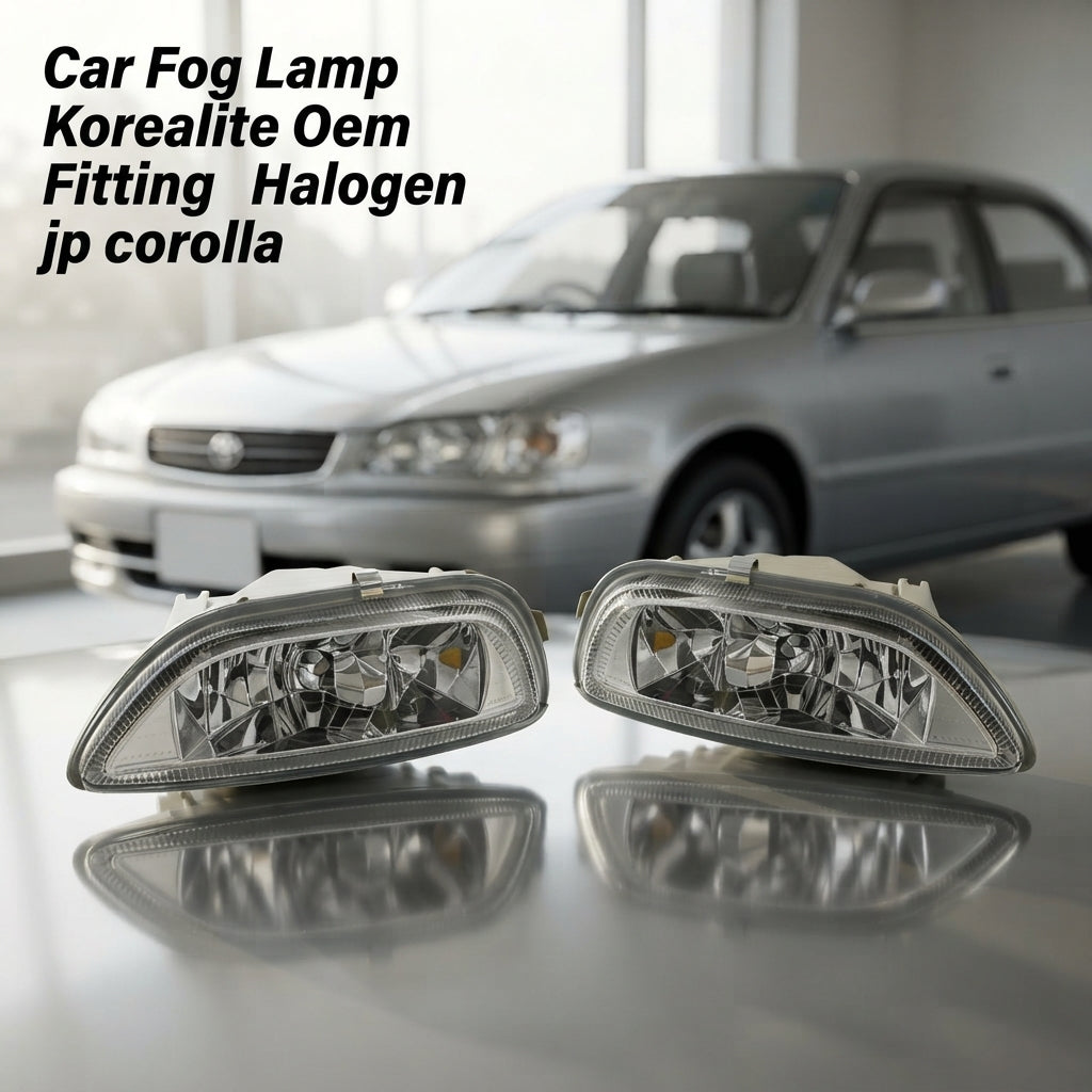 Car Fog Lamp Korealite Oem Fitting Halogen Toyota Jp Corolla 2001 Plastic Housing Plastic Lens Clear Lens Kl-5500 (China)