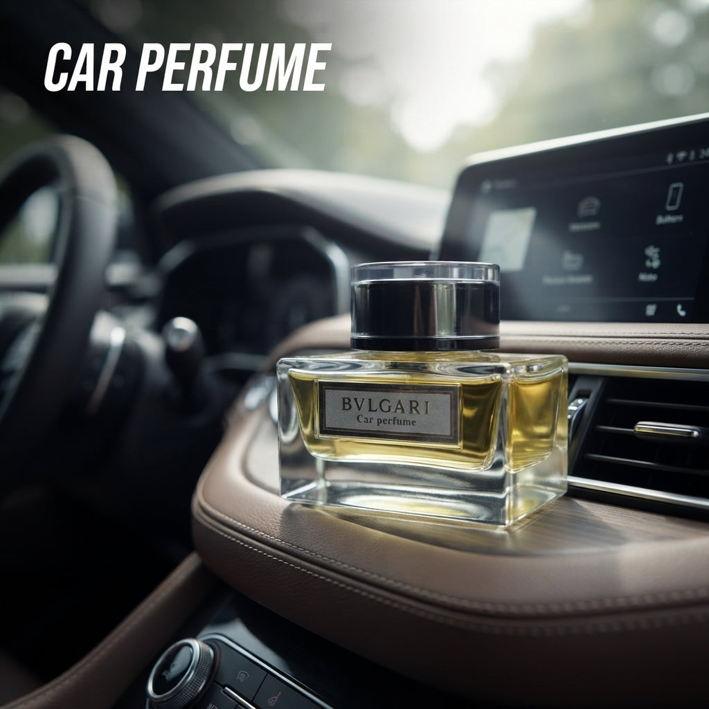 Car Perfume Glass Bottle Bvlgare Yellow/Chrome Housing Lemon 60Ml Plastic Box Pack Ft-105 (China)