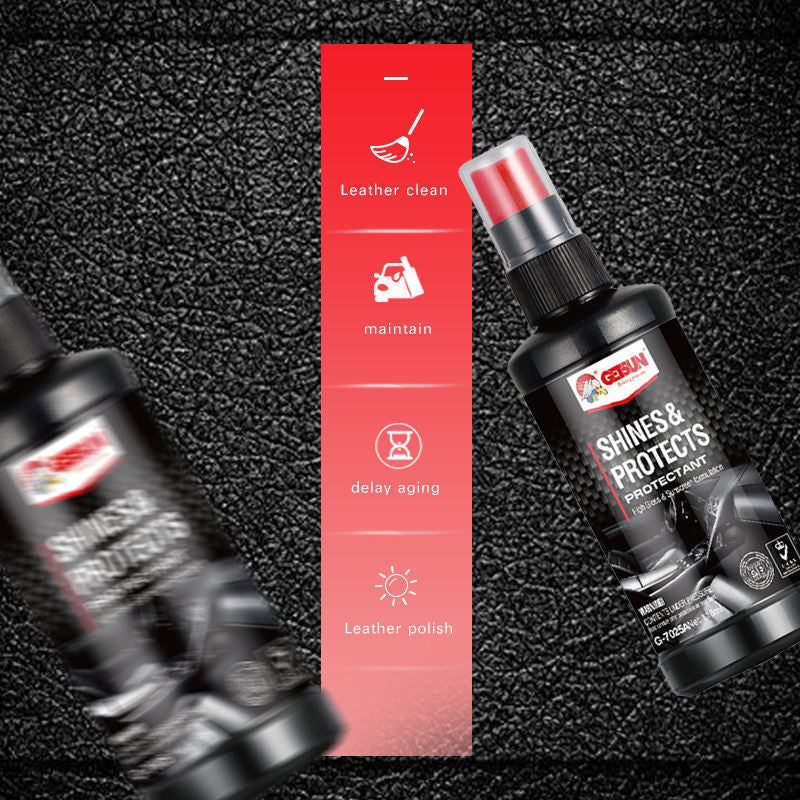 Car Dashboard Polish Getsun Plastic Can Pack 295Ml Shine&Protects G-7026 (China)