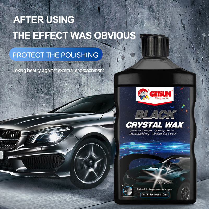Car Body Polish Getsun Cream Based crystal wax Plastic Bottle Pack 443Ml G-1318B (China)