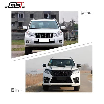 Conversion/Upgrade Kit  Gbt  Oem Design From Prado 2010-2012 To Prado 2018-2021   Front + Back Sides W/Trd Design Grill W/Oem Lamps  Not Painted   (China)