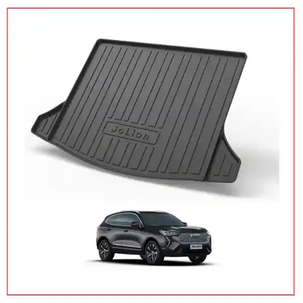 Car Trunk Mat Pvc Material Haval Jolion Black Jolion Logo 01 Pc/Set (China)