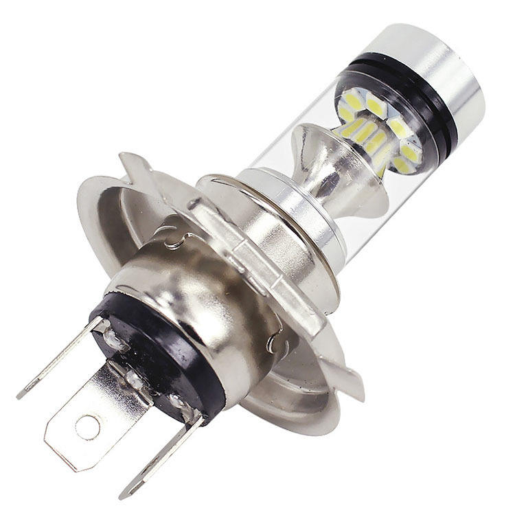 Car Led Head Light Bulbs Cob H4 Ultra White Colour Box Pack (China) T9 100W