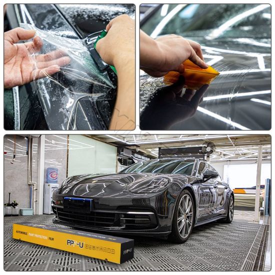 Automotive Self Adhesive Ppf Film Ceo For Car Body Clear Self Healing + Anti-Scratch 60" Width Per Roll (China)