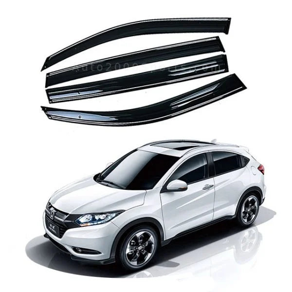 Air Press Txr Injection Type Mugen Design With Chrome Border Tape Type Fitting Honda Vezel 2015 Colour Box Pack 04 Pcs/Pack Black (China)