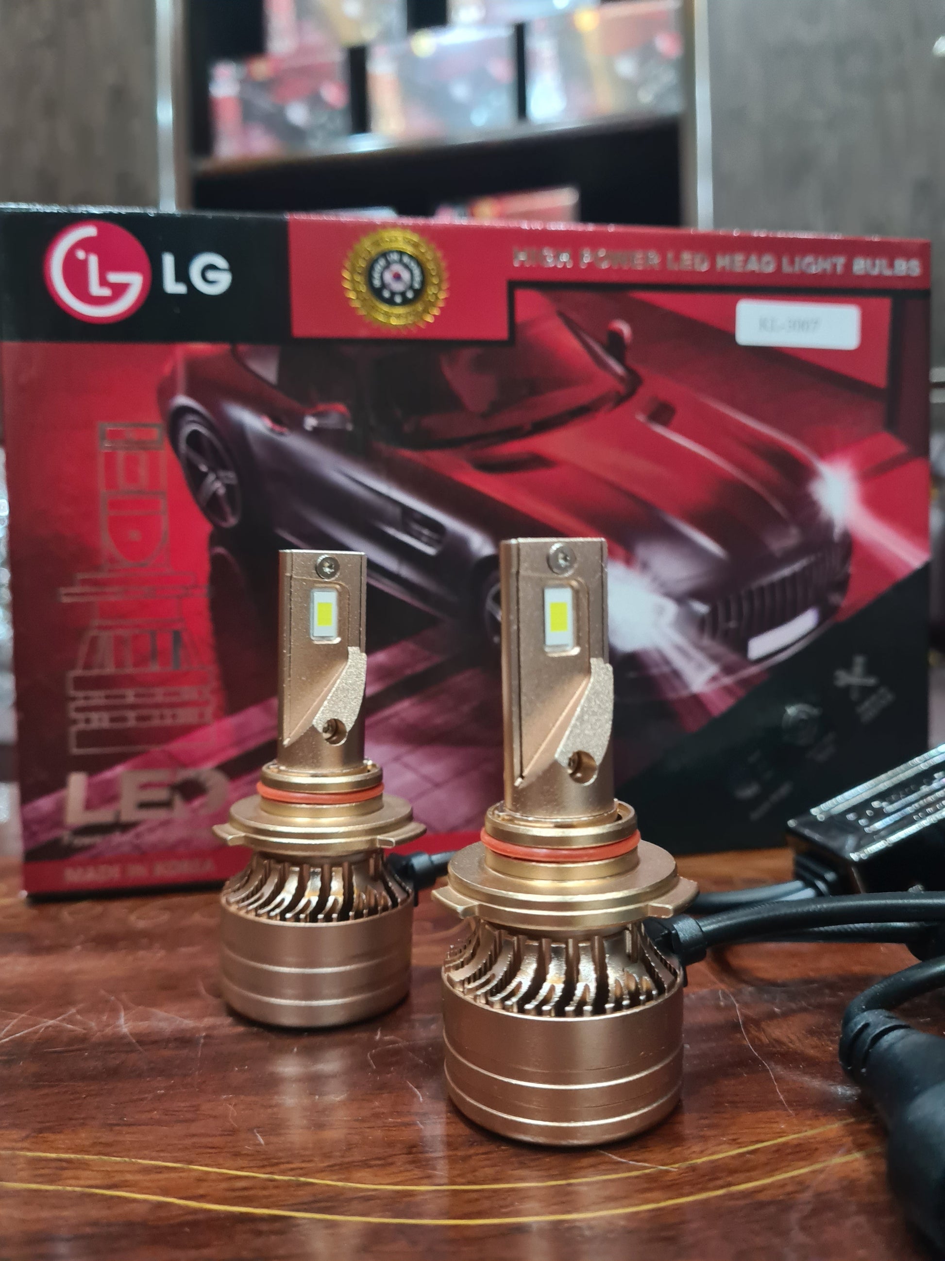 Car Led Head Light Bulbs Lg Cob 9005 Ultra White Colour Box Pack (China) Kl-3007 150W