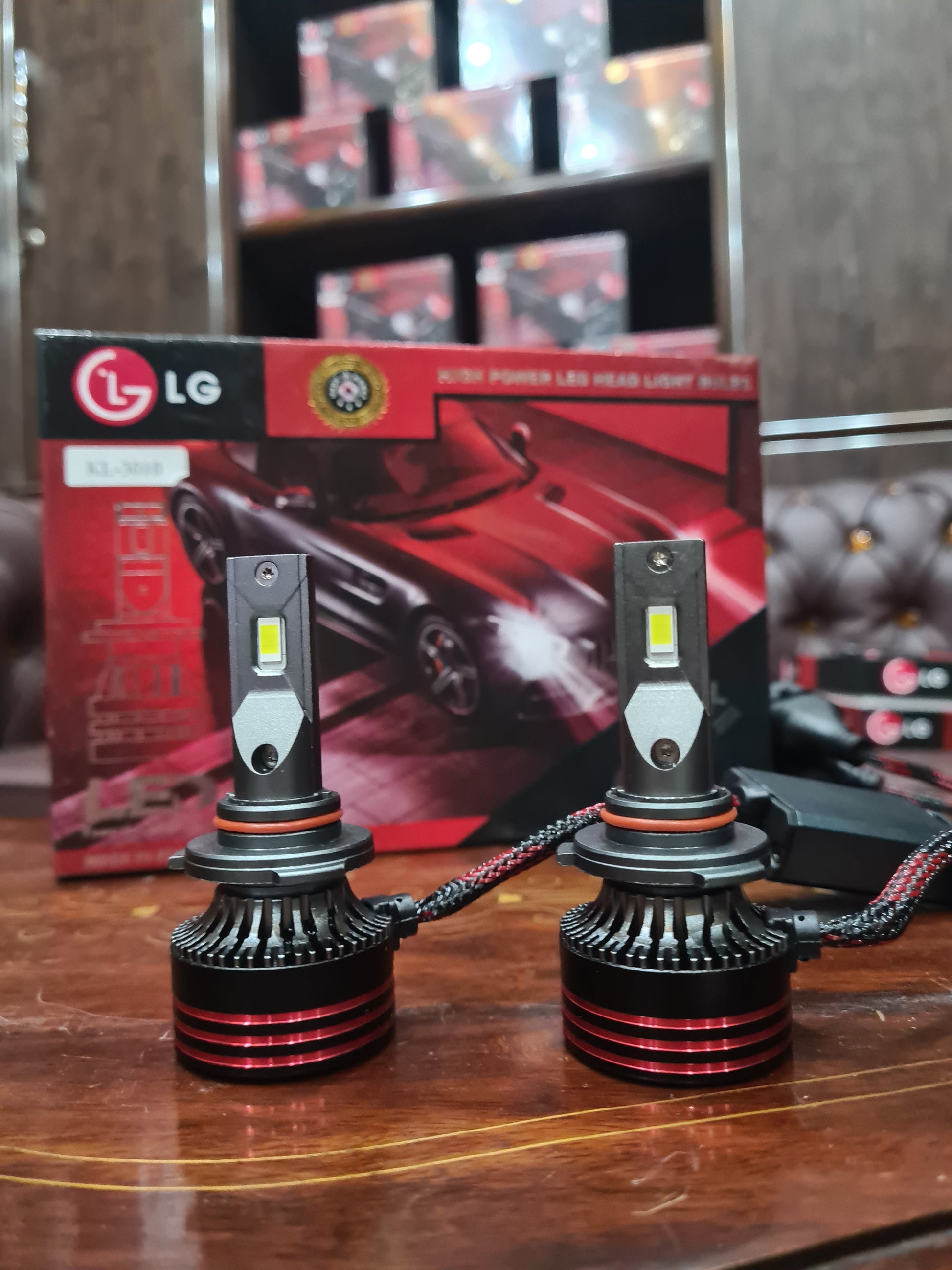 Car Led Head Light Bulbs Lg Cob 9005 Ultra White Colour Box Pack (China) Kl-3010 250 Watts