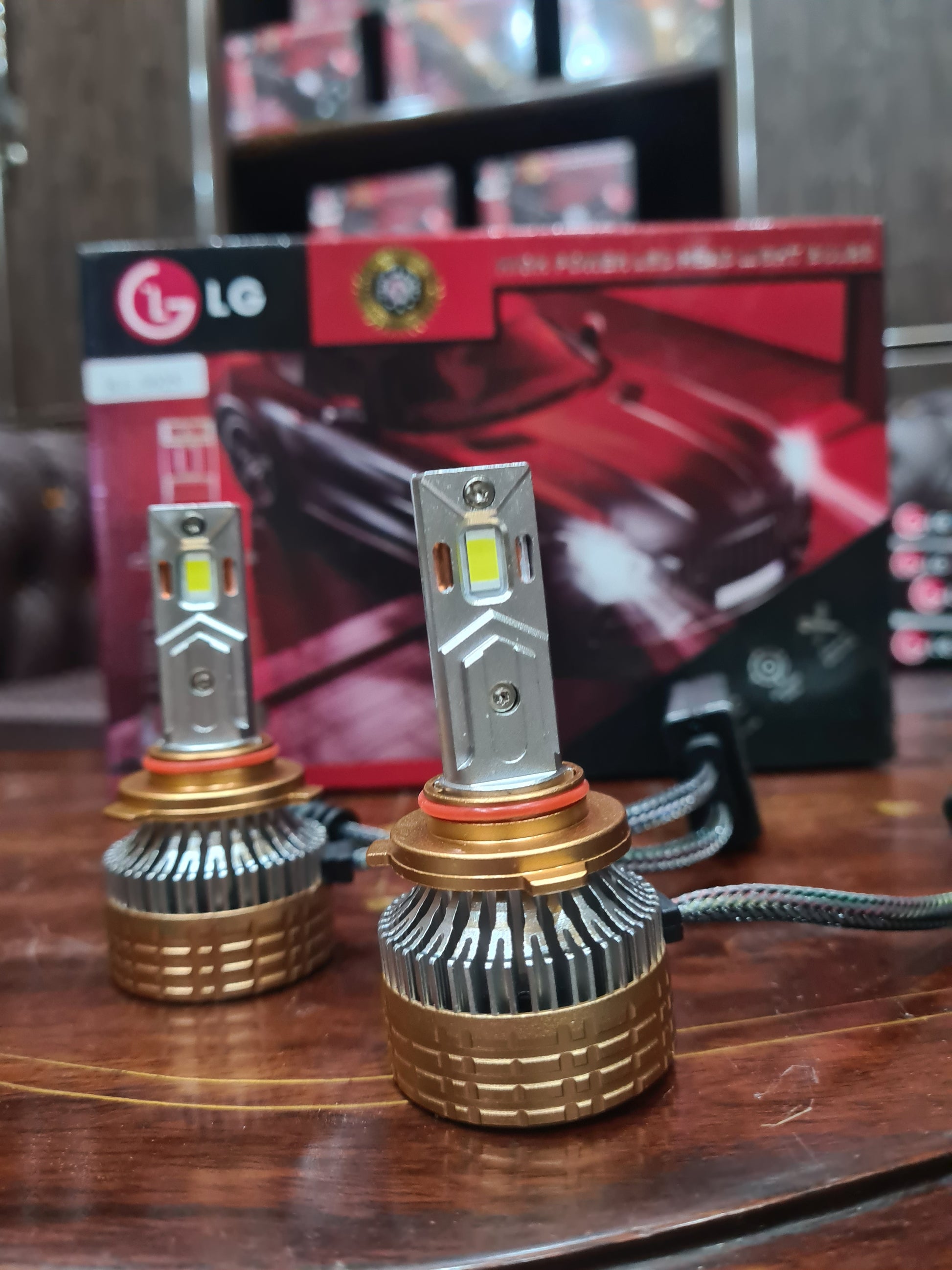 Car Led Head Light Bulbs Lg Cob 9005 Ultra White Colour Box Pack (China) Kl-3025 400W