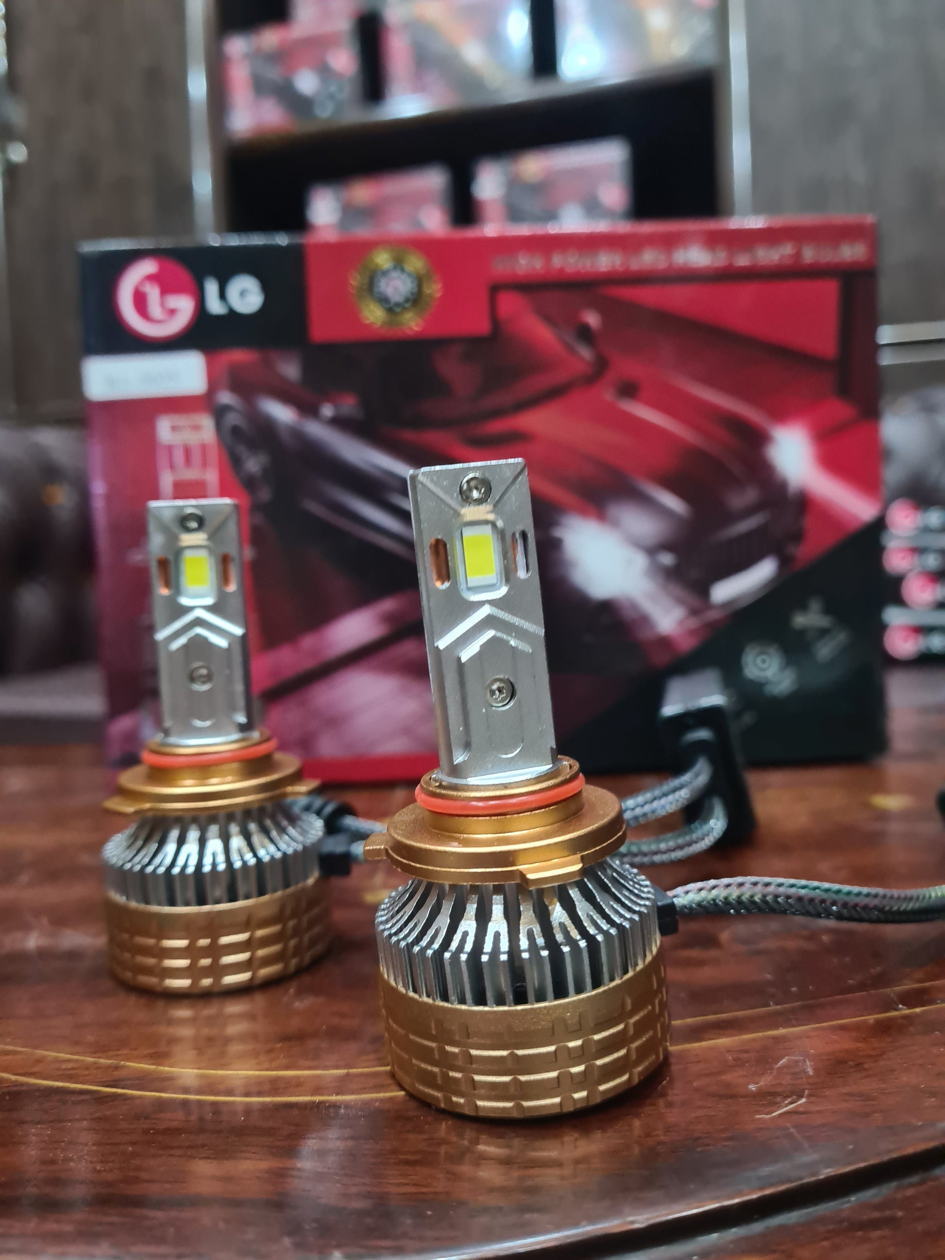 Car Led Head Light Bulbs Lg Cob 9005 Ultra White Colour Box Pack (China) Kl-3025 400W