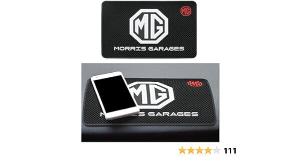 Car Dashboard Non-Slip Mat Silicone Material Mg Logo Rectangle Design Large Size Black (China)