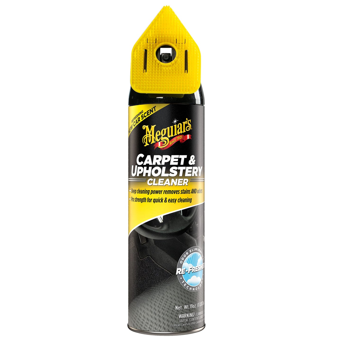 Carpet & Mats Cleaner  Meguiars Tin Can Pack 592Ml Carpet&Upholstery Cleaner G191419 (Usa)