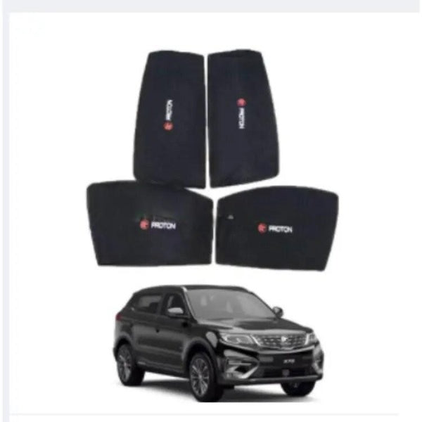 Car Curtain Side Fix Proton X70 Black