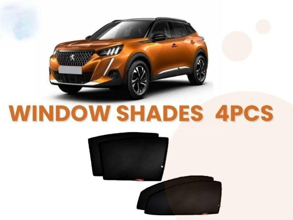 Car Curtain  Side Fix Peugeot 2008   Black