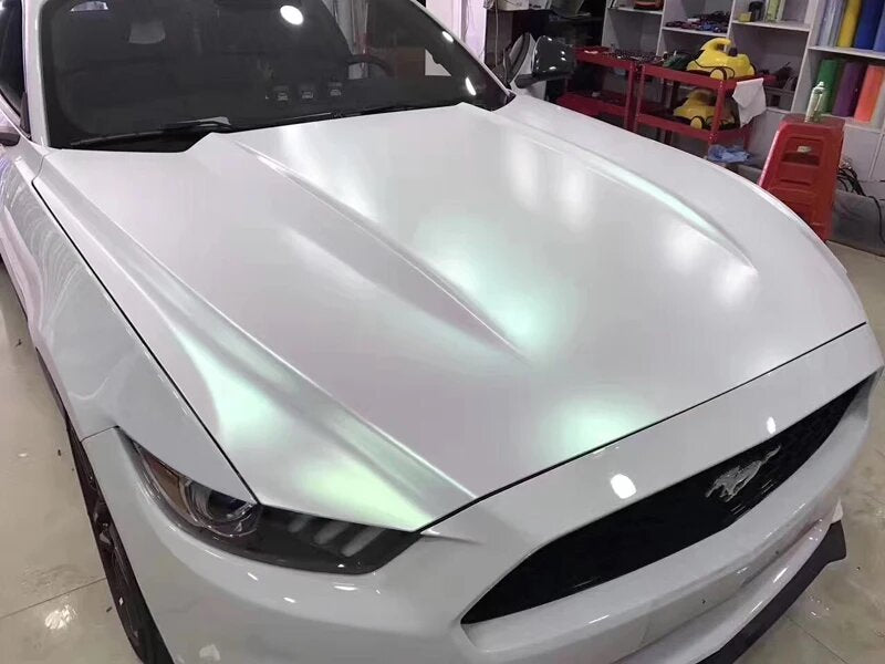 Automotive Self Adhesive Multi Film For Car Body Pearl White 60" Width Per Sqft (China)