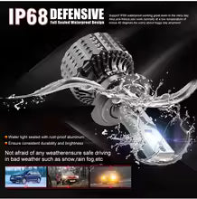 Car Led Head Light Bulbs Lg Cob H11 Ultra White Colour Box Pack (China) Kl-3005 150W