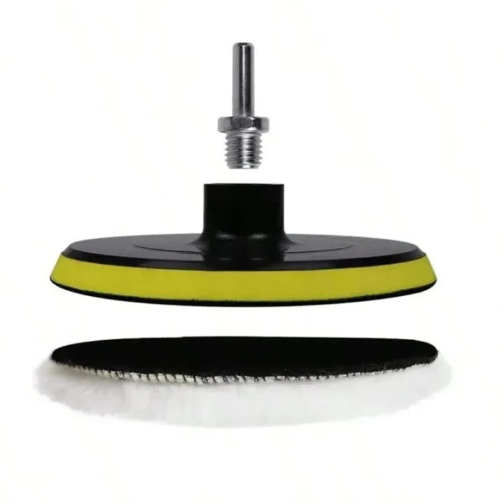 Car Polisher Machine Drill Adopter Plastic Material Black/Yellow 7" 01 Pc/Pack Poly Bag Pack