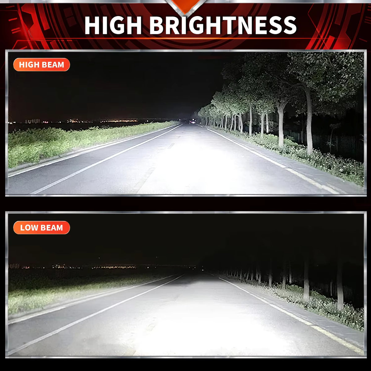 Car Led Head Light Bulbs Lg Cob H4 Ultra White Colour Box Pack (China) Kl-3024 450W
