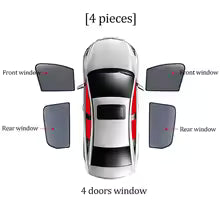 Car Curtain Side Fix Toyota Fortuner 2021 Black