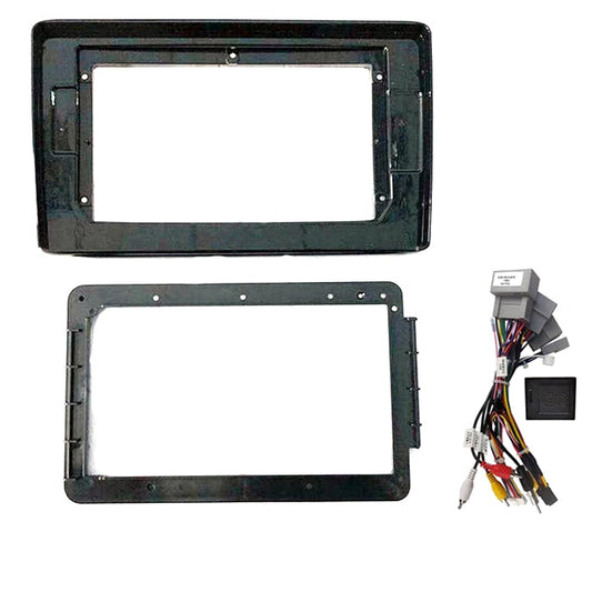Car In Dash Touch Screen / Android Pannel / Tab Frame Only Honda Vezel 2015 10" Piano Black Panel W/Wiring (China)