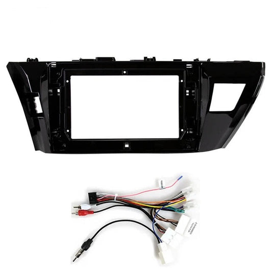 Car In Dash Touch Screen / Android Pannel / Tab Frame Only Toyota Corolla 2015 10" Piano Black Panel W/Wiring (China)