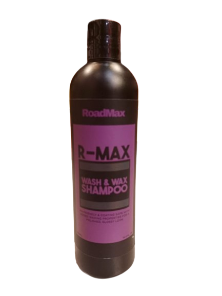 Car Shampoo & Wax Road Max Plastic Bottle Pack  500Ml