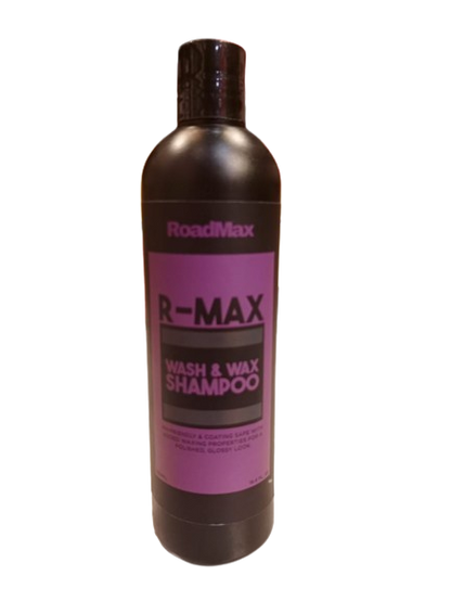 Car Shampoo & Wax Road Max Plastic Bottle Pack  500Ml