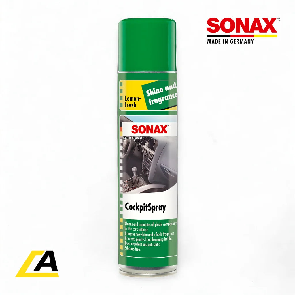 Car Dashboard Polish Sonax Lemon Tin Can Pack 400Ml Cockpit Spray 03433000-544 (Japan)