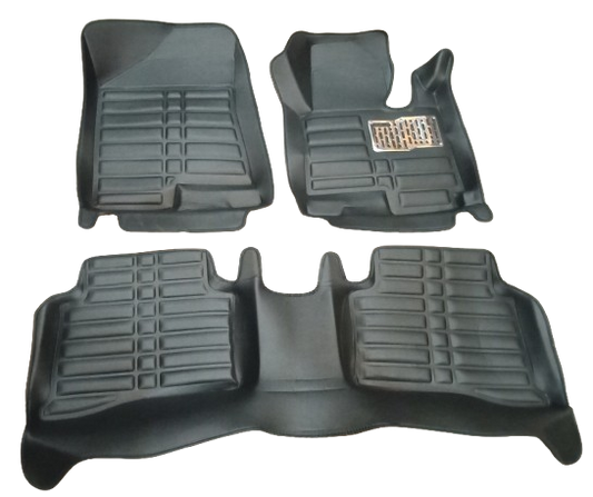 Car Floor Mat 5D Kia Sportage 2020 Black Pvc 03 Pcs / Set Premium Quality (China)