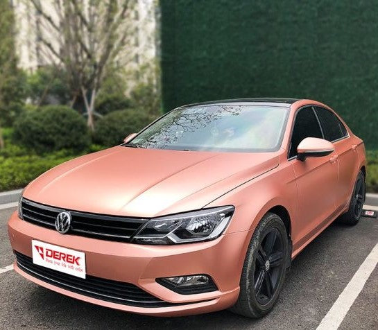 Automotive Self Adhesive Multi Film For Car Body Electric Rose Gold 60" Width Premium Quality Per Sqft (China)