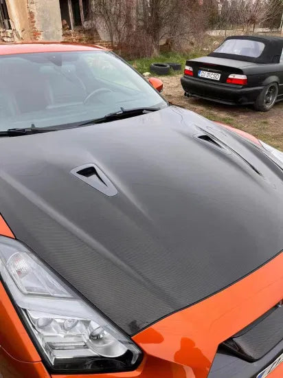 Automotive Self Adhesive Carbon Fiber Film For Car Body Black Carbon 48" Width Per Sqft (China)
